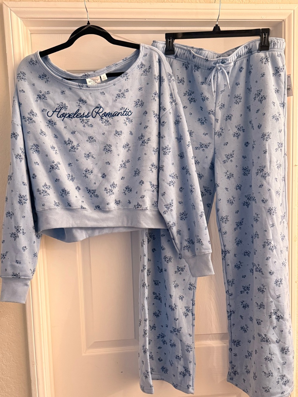 Mighty Fine Light Blue Floral Women’s set